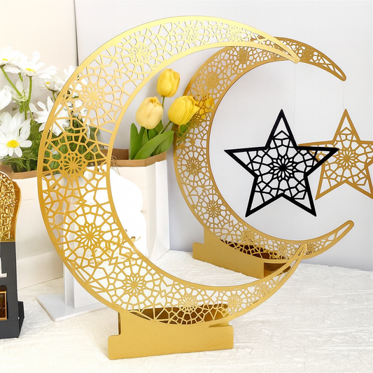Ramadan Crescent & Star Table Decor