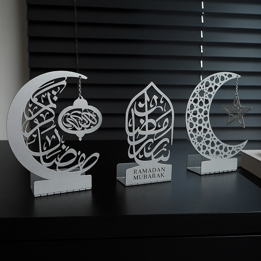 Ramadan Calligraphy Crescent Set