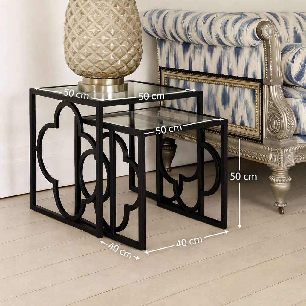 The Majestic Clover Nesting Tables (Set of 2)