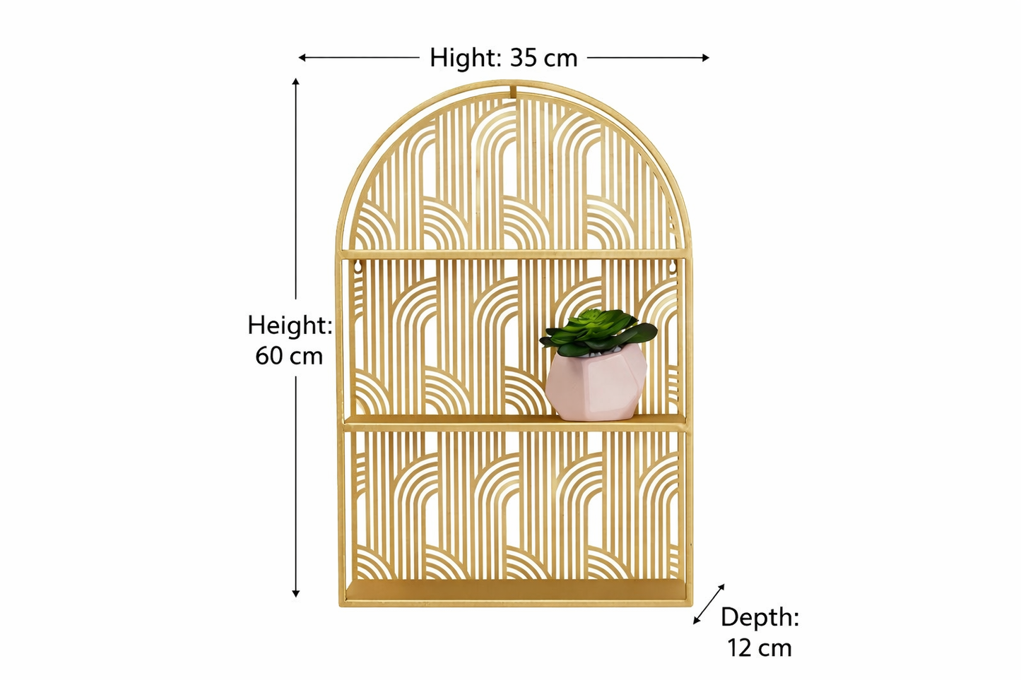 The Arched Art Deco Wall Shelf