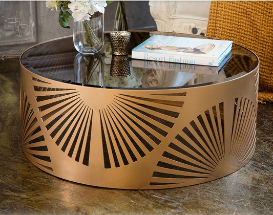 The Raya Sunburst Coffee Table