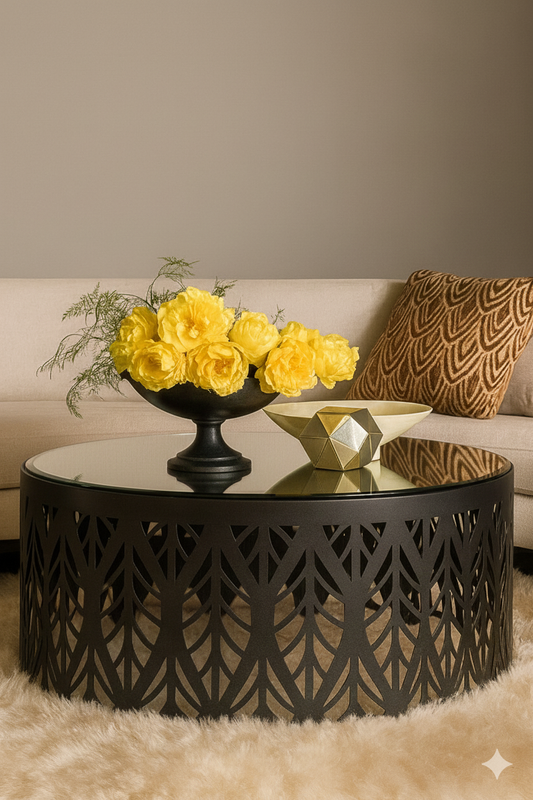 The Palm Weave Coffee Table