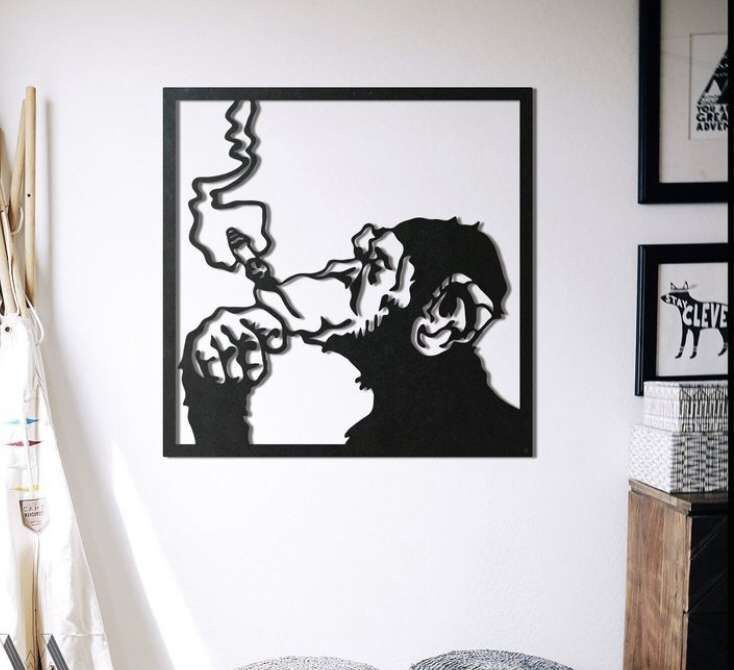 Smoke Silhouette Wall Art