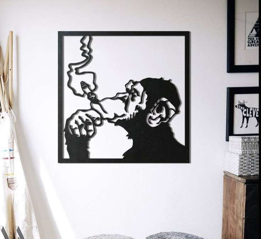 Smoke Silhouette Wall Art