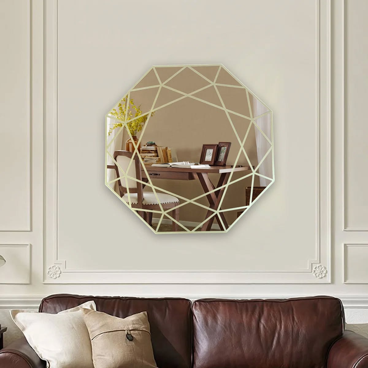 The Geometric Luxe Mirror