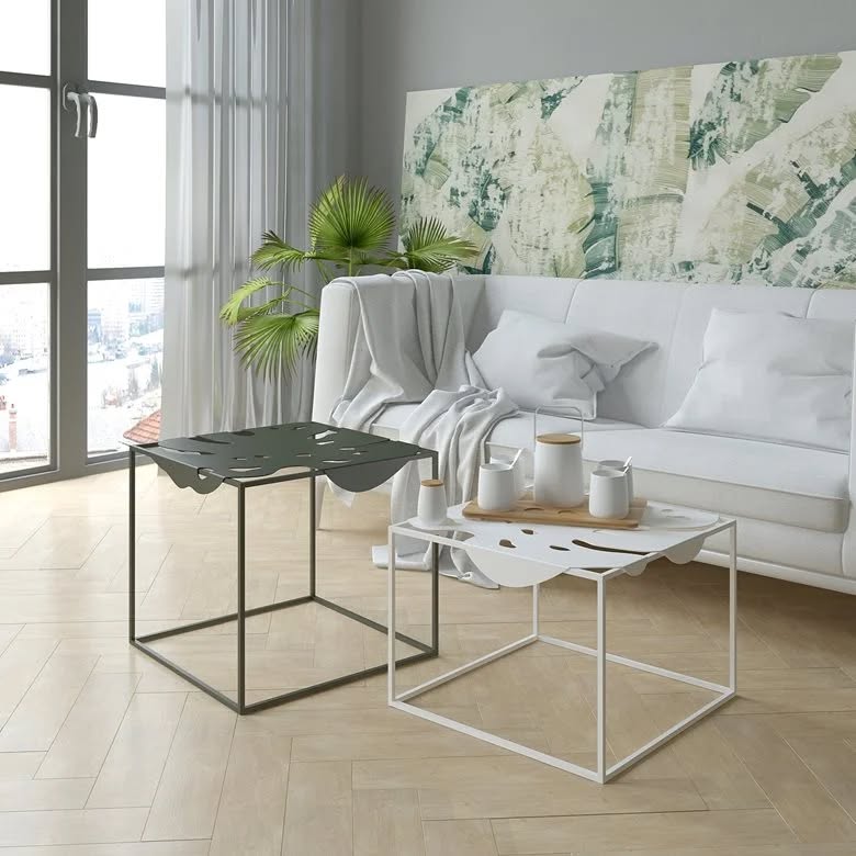 Melt Cube Side Table set of 2