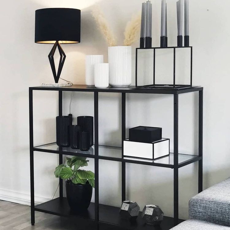 Linea Luxe Metal Console