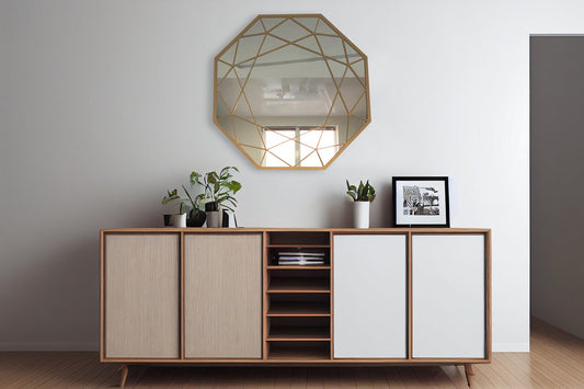 The Geometric Luxe Mirror