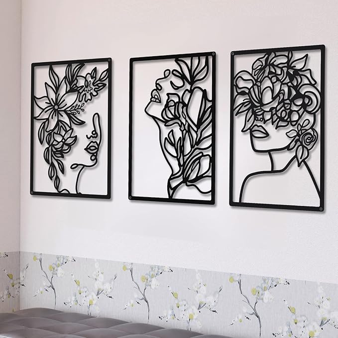 Floral Muse Wall Art Set (3 Pieces)