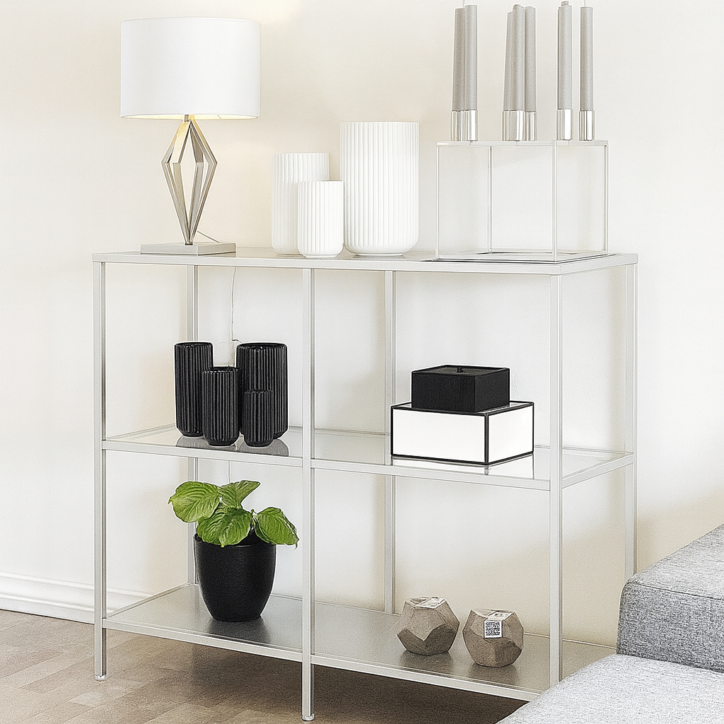 Linea Luxe Metal Console