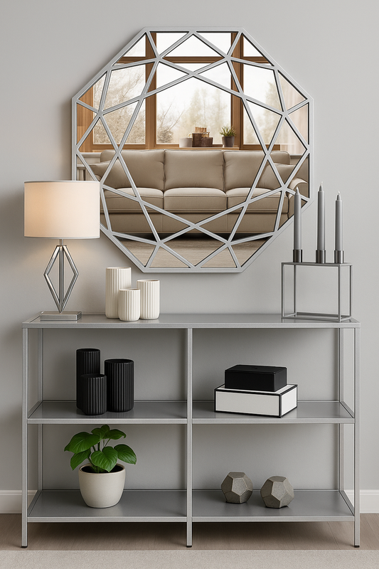 The Geometric Luxe Mirror