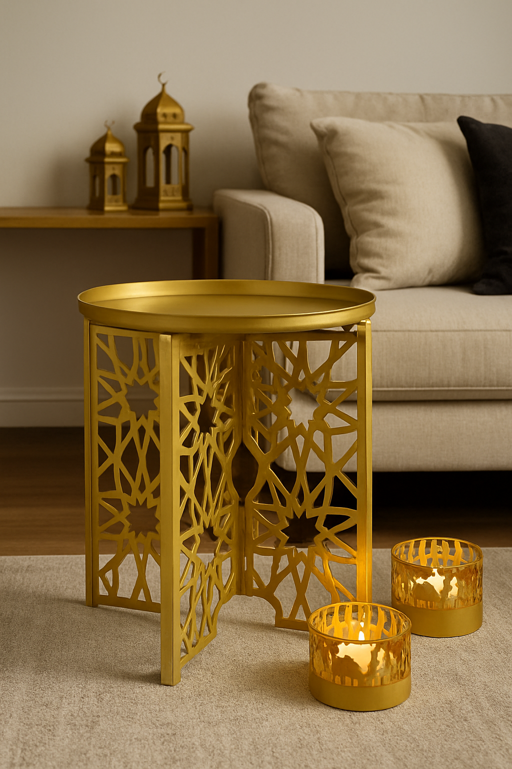 The Noor Lantern Side Table