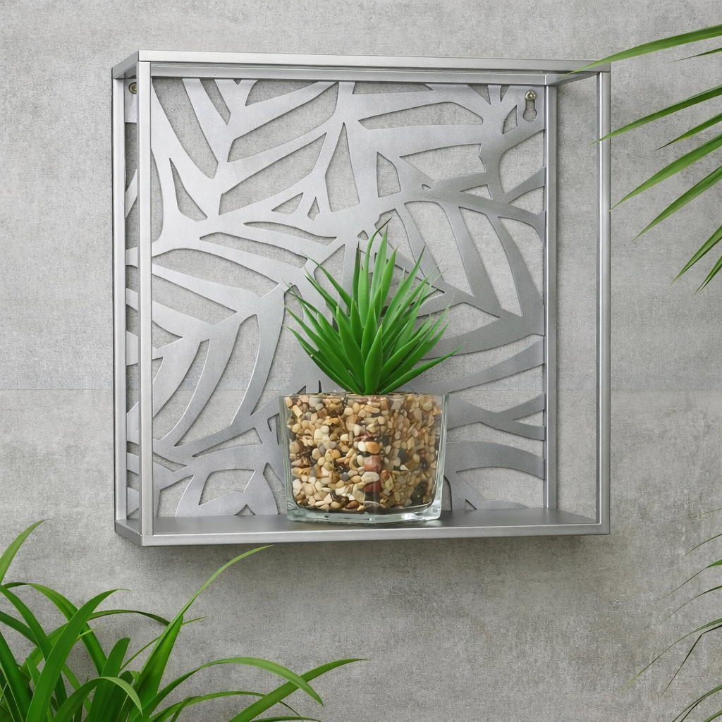 Palm Cut Wall Shelf