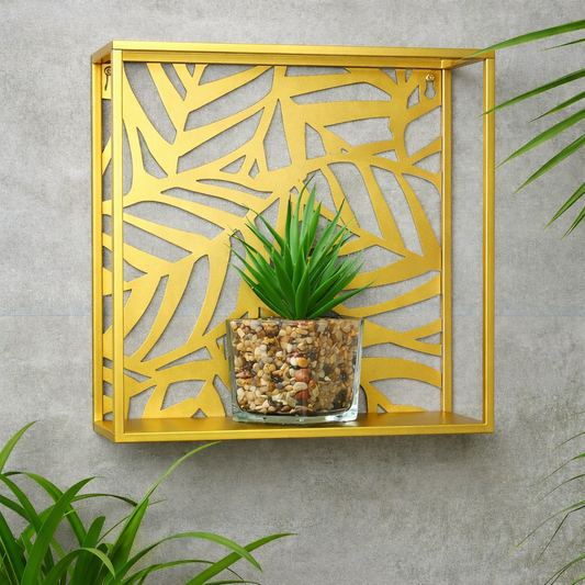 Palm Cut Wall Shelf