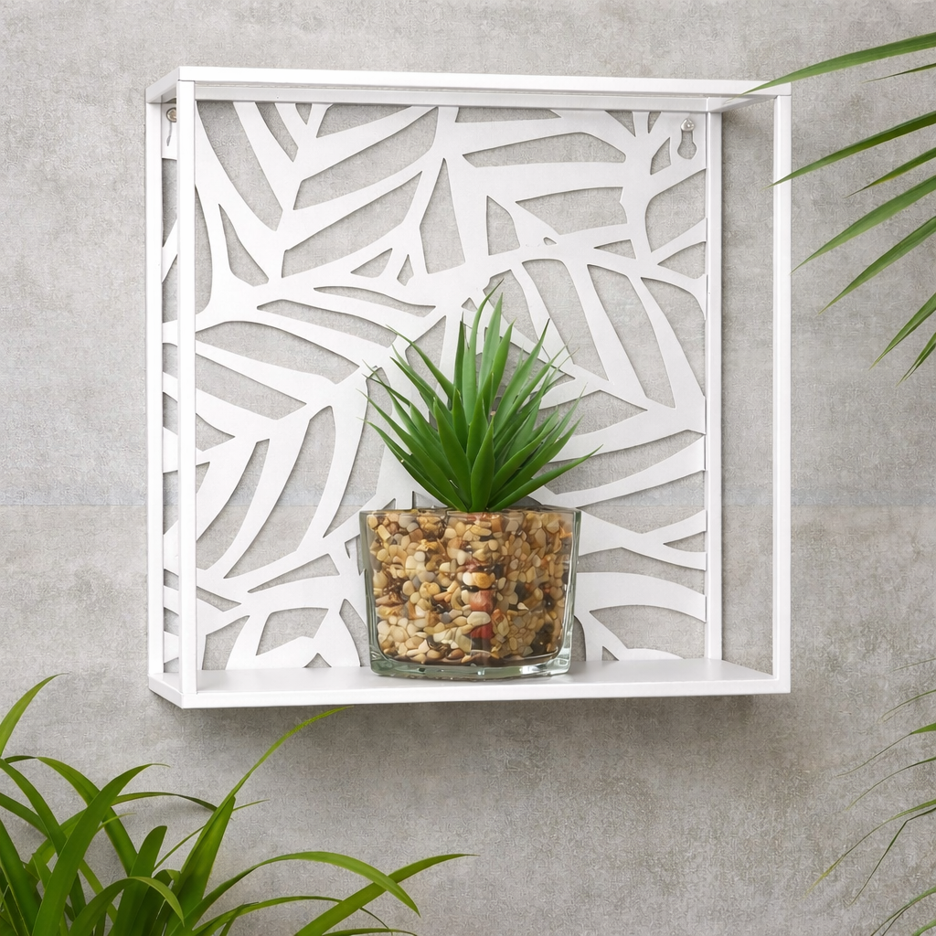 Palm Cut Wall Shelf