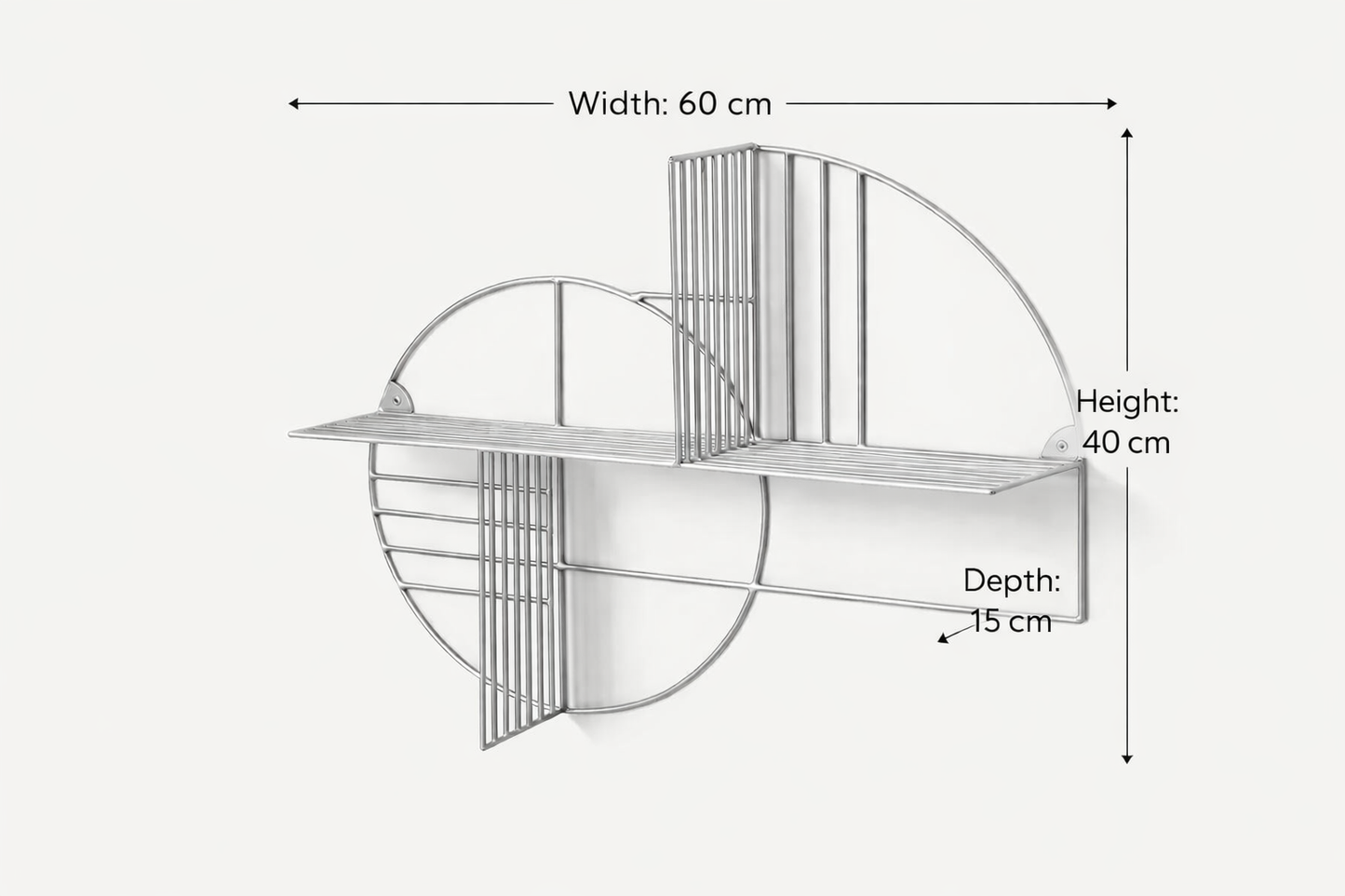 The Geometric Art Wall Shelf