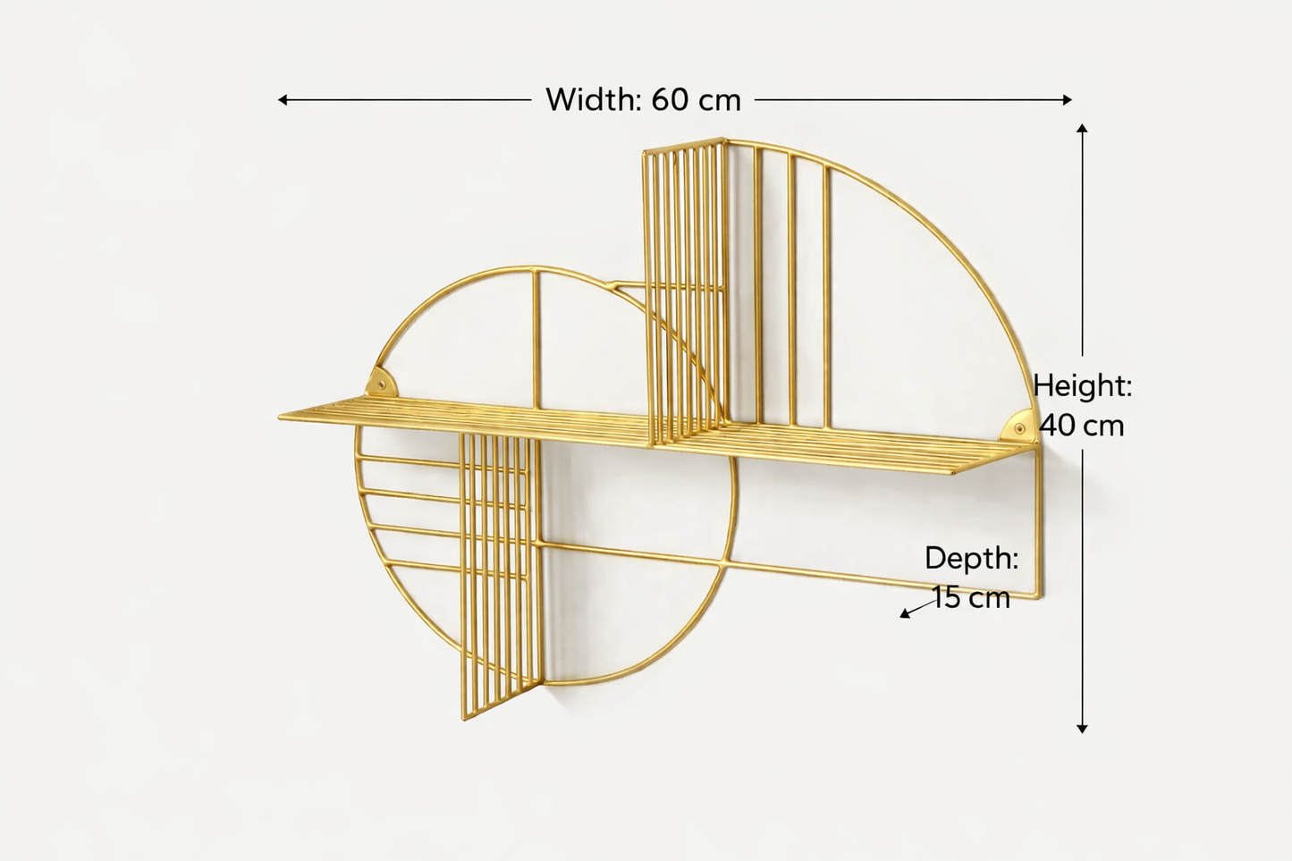 The Geometric Art Wall Shelf