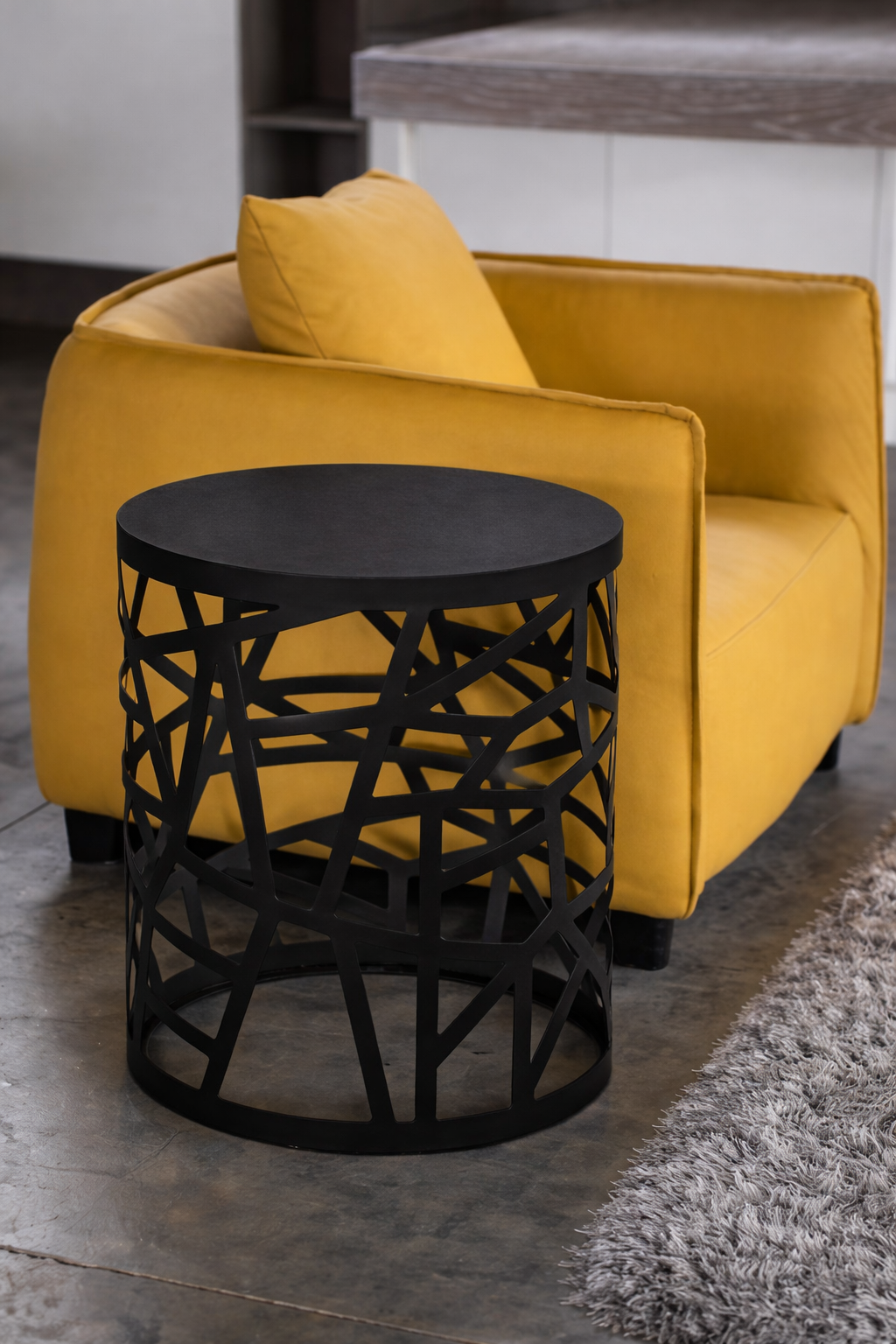 Geometric Side Table