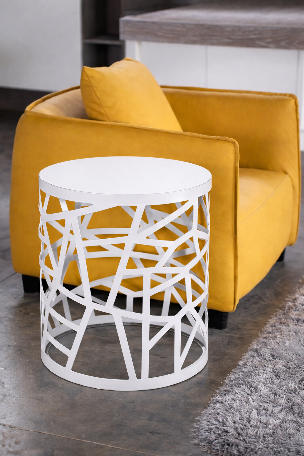 Geometric Side Table