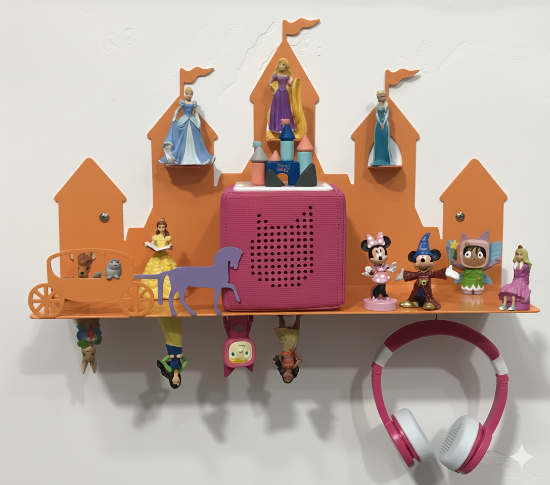 Princess Castle Kids Shelf