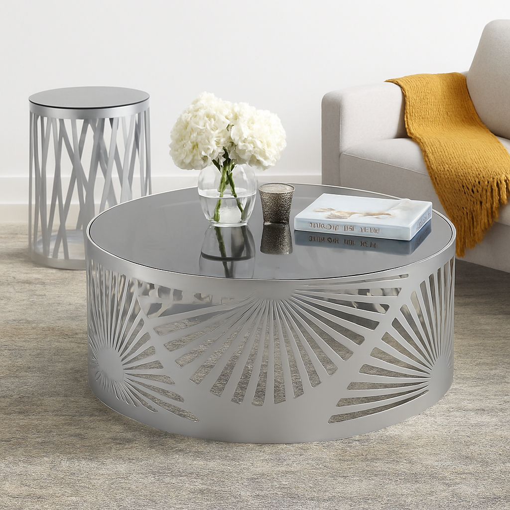 The Raya Sunburst Coffee Table