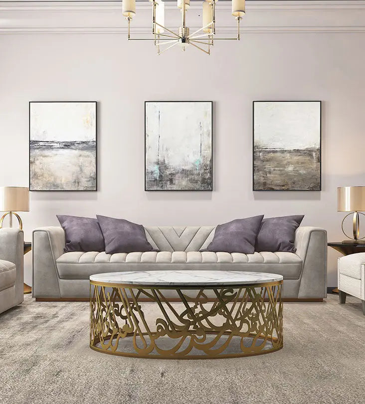 The Calligraphy Elegance Coffee Table set of 4