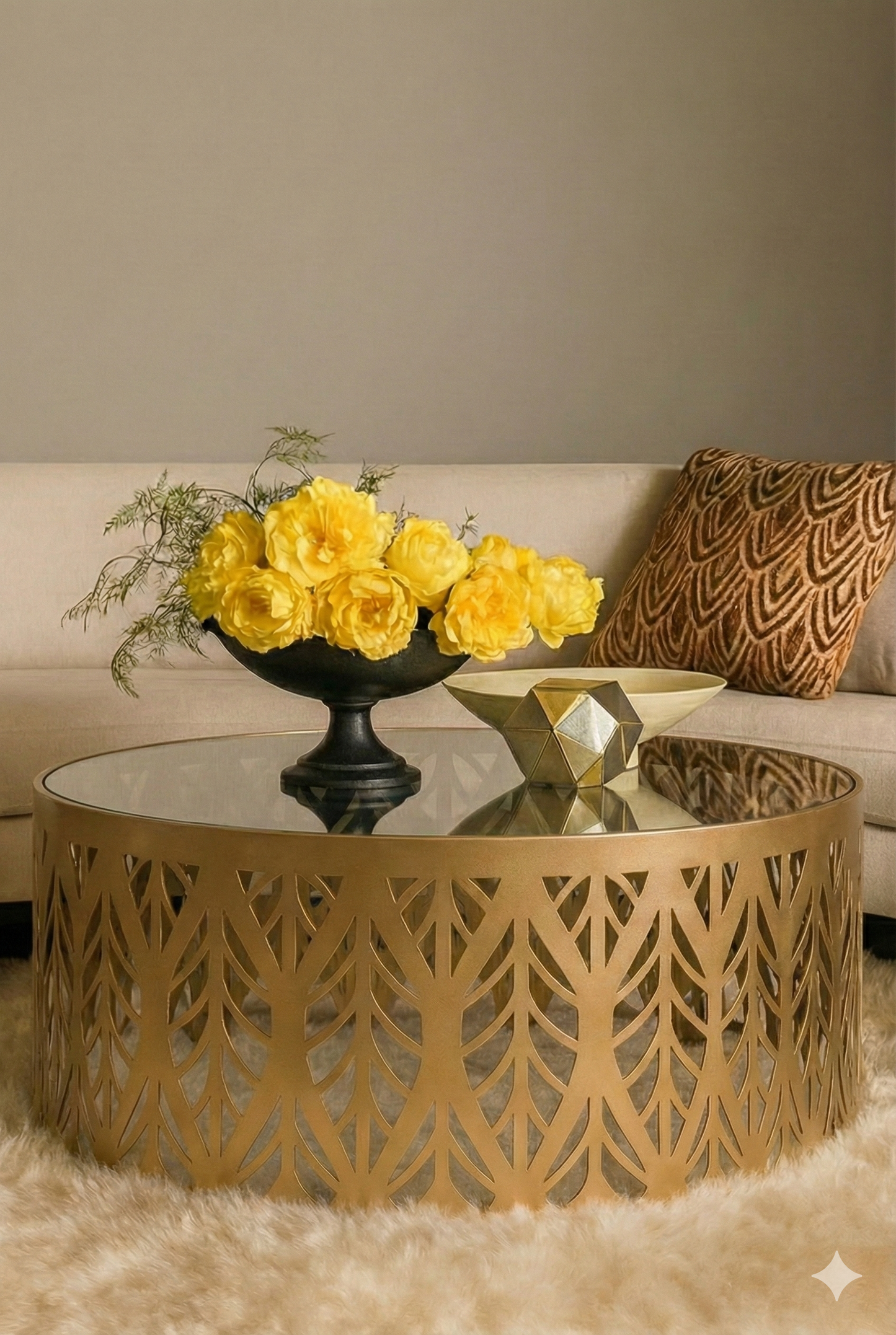 The Palm Weave Coffee Table