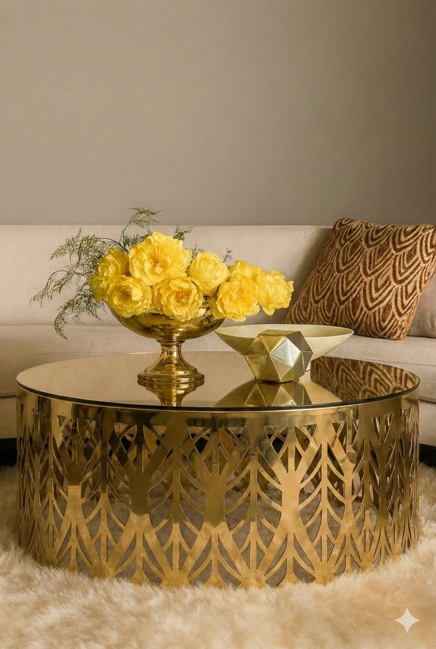 The Palm Weave Coffee Table