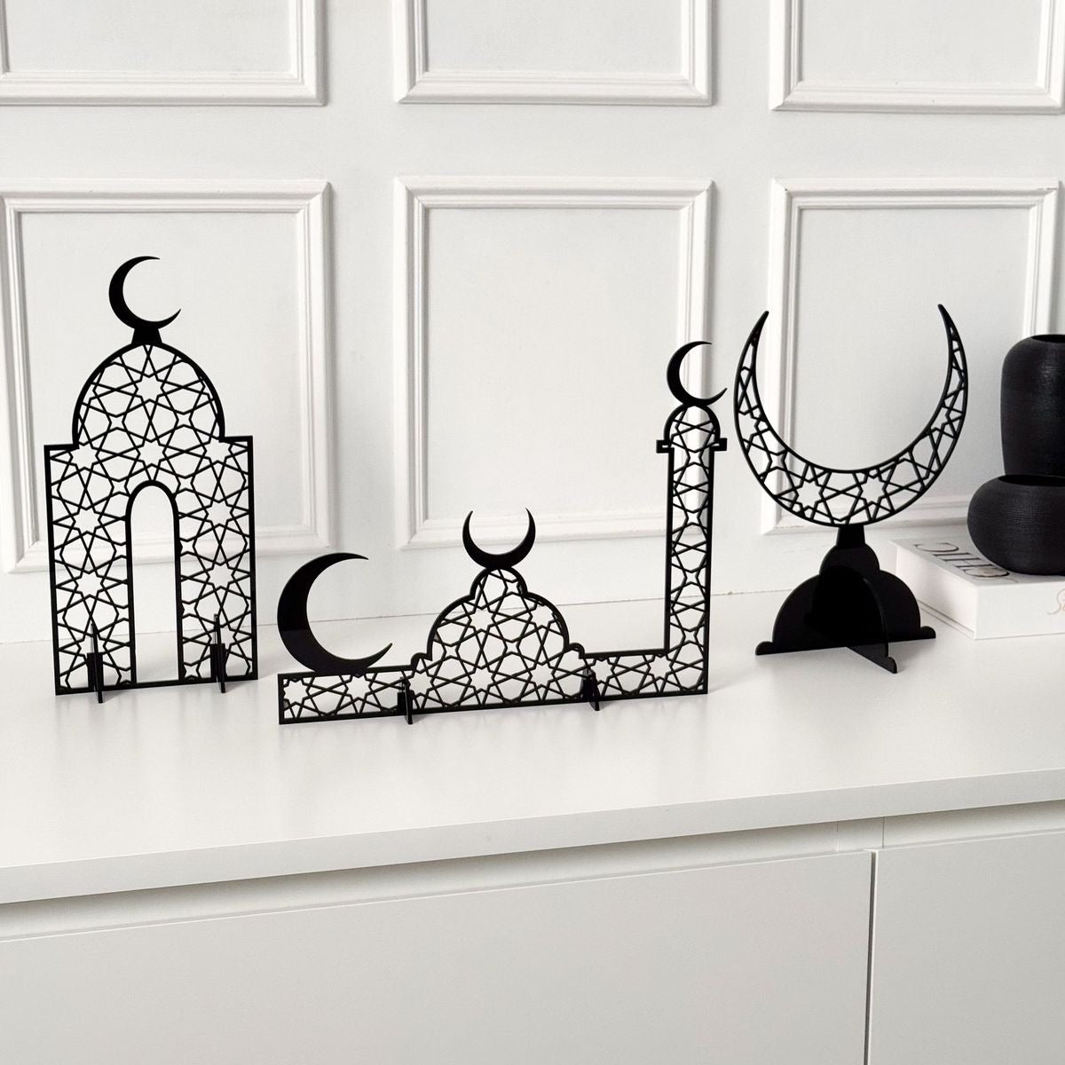 Ramadan Skyline Metal Décor Set of 3