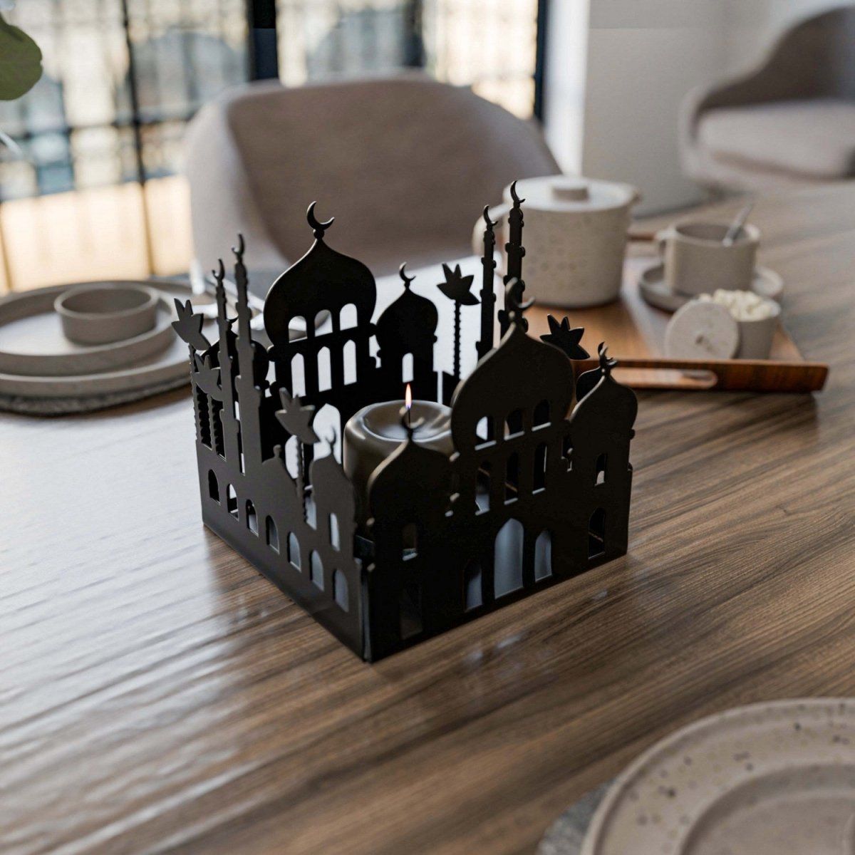 Ramadan Mosque Candle Holder