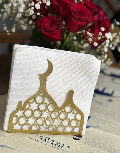 Ramadan Crescent Tissue Holder