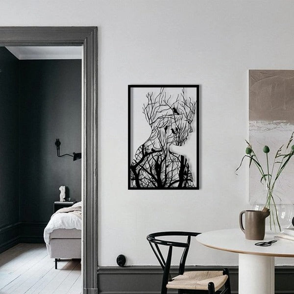 Silhouette of Roots – Metal Wall Art