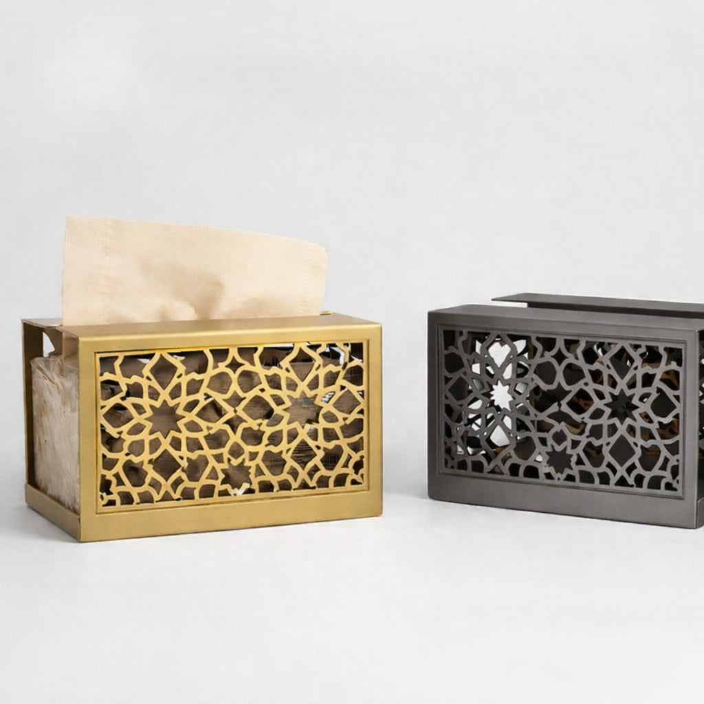 Moroccan Metal Tissue Box Holder