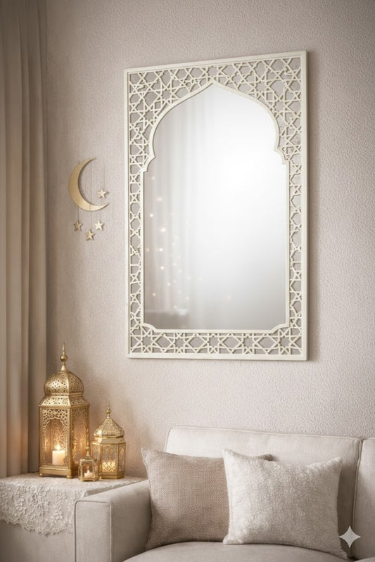 Islamic Arch Metal Wall Mirror