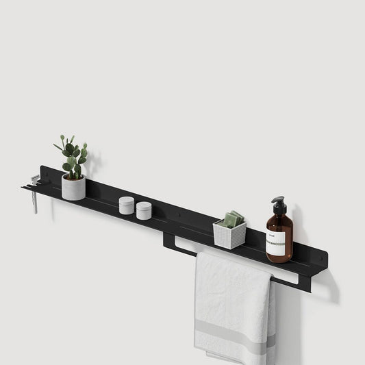 FlowLine Wall Shelf with Towel Holder